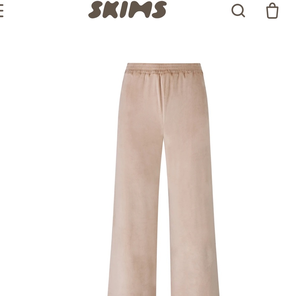 Skims wide leg pants M